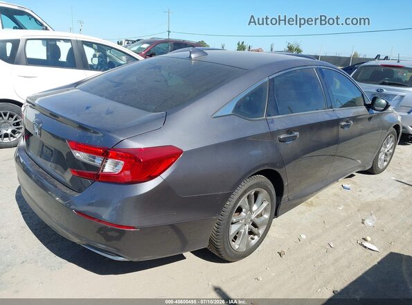 1HGCV1F10KA003175 2019 HONDA ACCORD Gray Հետևի աջ
