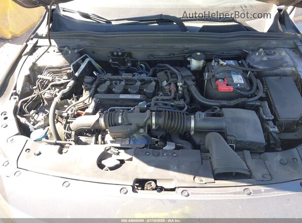 1HGCV1F10KA003175 2019 HONDA ACCORD Gray Հետևի տեսք