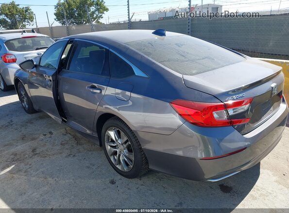 1HGCV1F10KA003175 2019 HONDA ACCORD Gray Հետևի ձախ