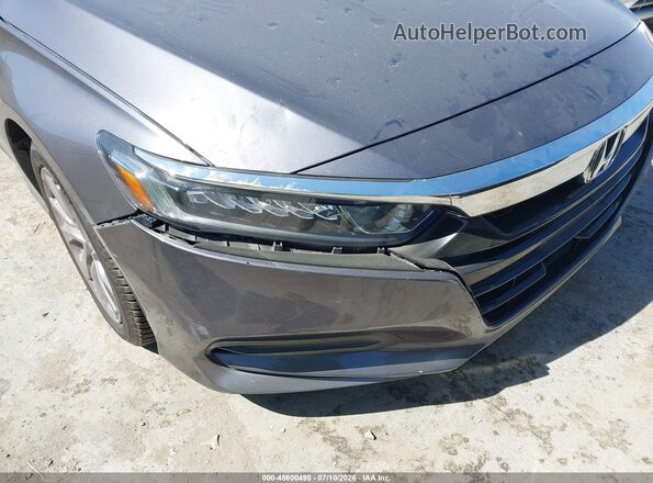 1HGCV1F10KA003175 2019 HONDA ACCORD Gray Դիմացի տեսք