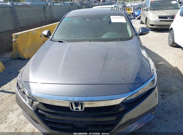 1HGCV1F10KA003175 2019 HONDA ACCORD Gray Սարքավորումների վահանակի տեսք