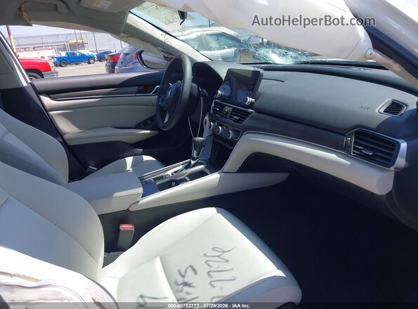 1HGCV1F10KA007565 2019 HONDA ACCORD White Vista interior delantera