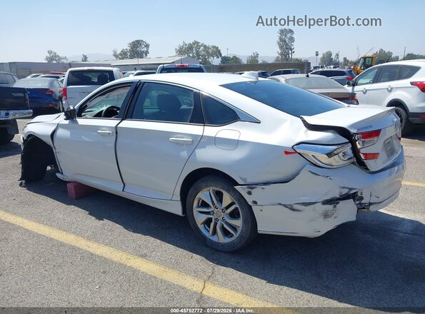 1HGCV1F10KA007565 2019 HONDA ACCORD White Trasero izquierdo