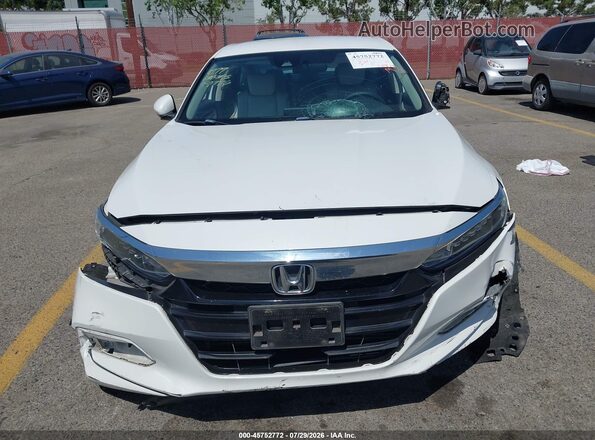 1HGCV1F10KA007565 2019 HONDA ACCORD White Vista interior trasera