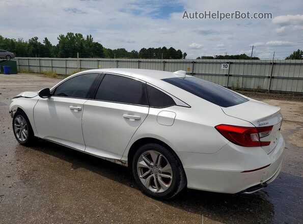 1HGCV1F10KA015147 2019 HONDA ACCORD White Rear left