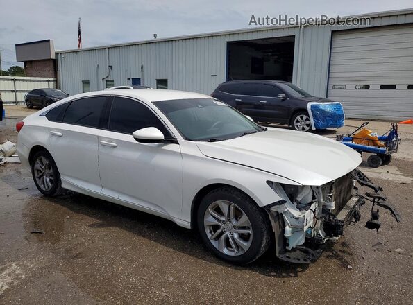 1HGCV1F10KA015147 2019 HONDA ACCORD White Front right