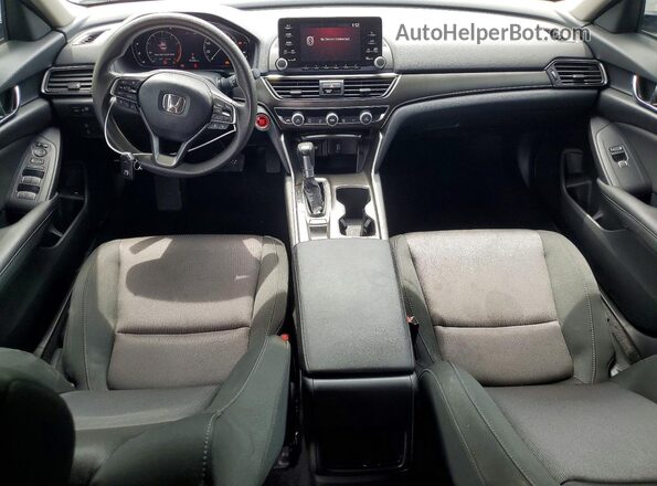 1HGCV1F10KA015147 2019 HONDA ACCORD White Dashboard view