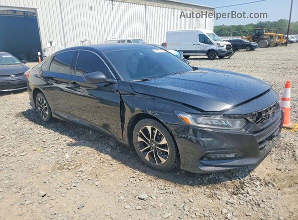 1HGCV1F10KA016010 2019 HONDA ACCORD Black Delantero derecho