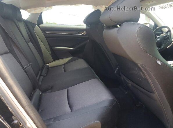 1HGCV1F10KA016010 2019 HONDA ACCORD Black Vista de los asientos traseros