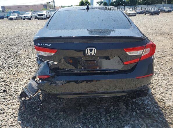 1HGCV1F10KA016010 2019 HONDA ACCORD Black Vista trasera