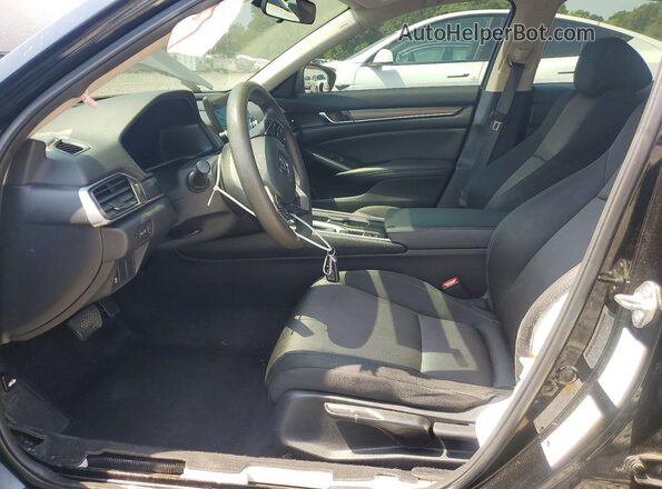 1HGCV1F10KA016010 2019 HONDA ACCORD Black Vista interior delantera