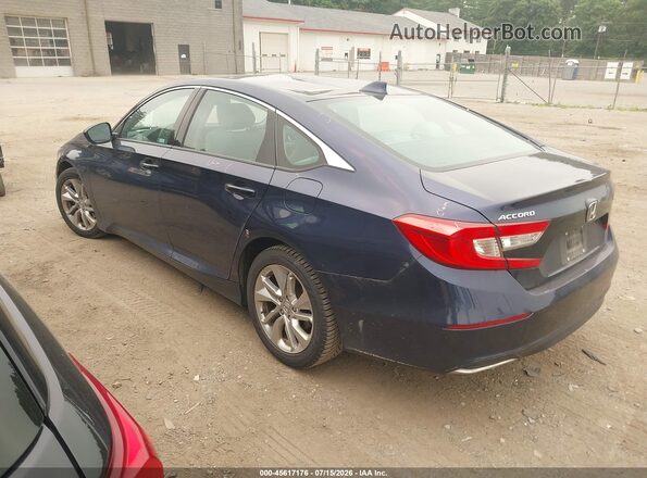1HGCV1F10KA043983 2019 HONDA ACCORD Blue Հետևի ձախ