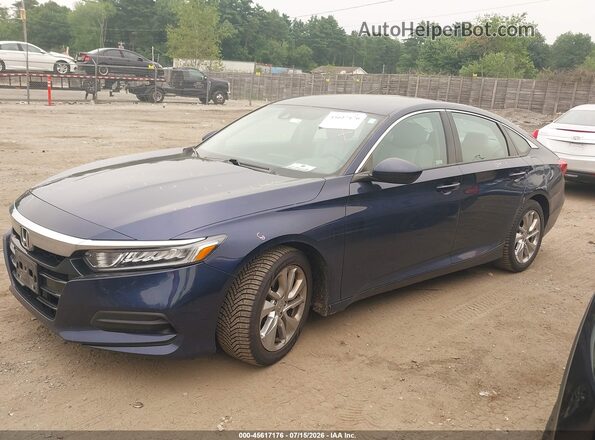 1HGCV1F10KA043983 2019 HONDA ACCORD Blue Սալոնի 360 աստիճան տեսք