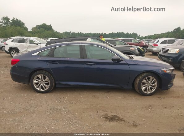 1HGCV1F10KA043983 2019 HONDA ACCORD Blue Սալոնի հետևի տեսք