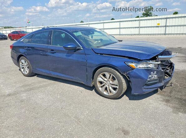 1HGCV1F10KA068026 2019 HONDA ACCORD Blue Առջևի աջ