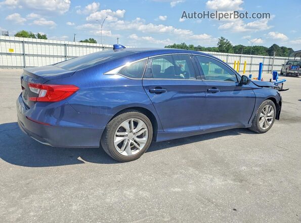 1HGCV1F10KA068026 2019 HONDA ACCORD Blue Հետևի աջ