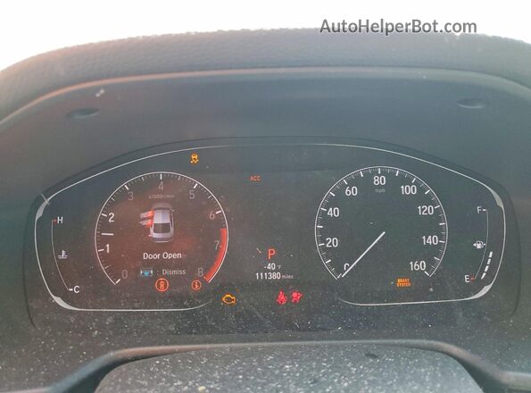 1HGCV1F10KA068026 2019 HONDA ACCORD Blue Սարքավորումների վահանակի տեսք