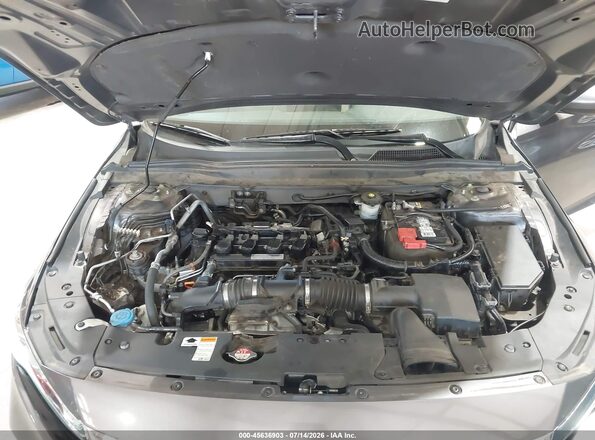 1HGCV1F10KA080628 2019 HONDA ACCORD Серый Вид сзади