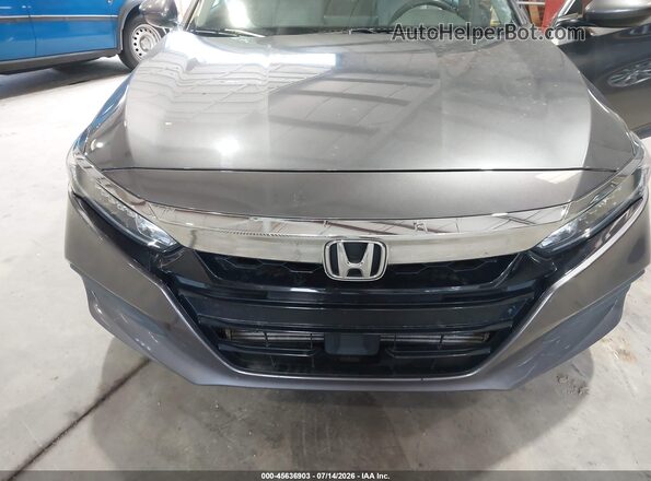 1HGCV1F10KA080628 2019 HONDA ACCORD Серый Вид спереди