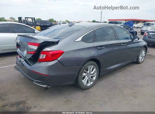 1HGCV1F10KA123493 2019 HONDA ACCORD Gray Rear right