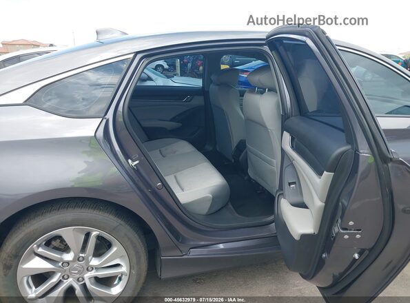 1HGCV1F10KA123493 2019 HONDA ACCORD Gray VIN sticker view
