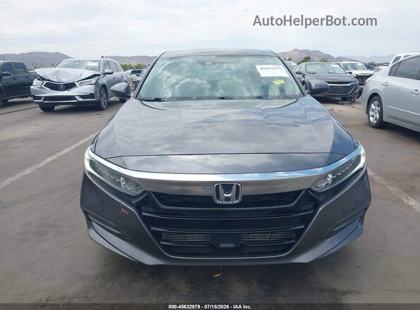 1HGCV1F10KA123493 2019 HONDA ACCORD Gray Instrument cluster view