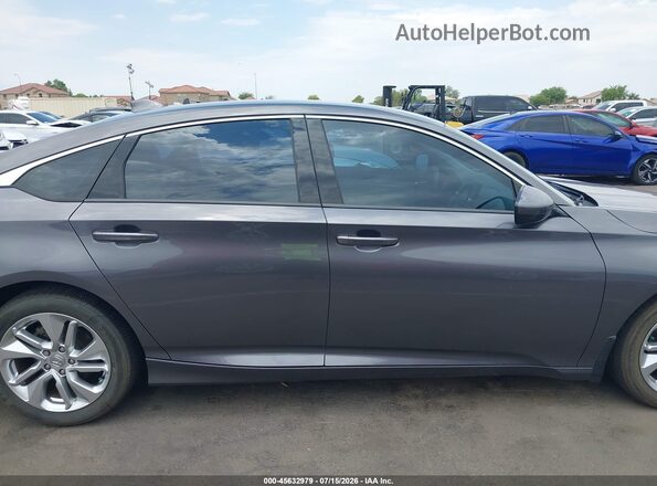 1HGCV1F10KA123493 2019 HONDA ACCORD Gray Rear interior view