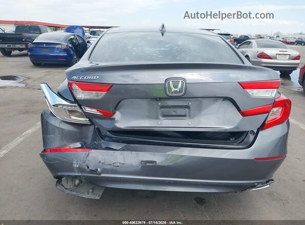 1HGCV1F10KA123493 2019 HONDA ACCORD Gray 