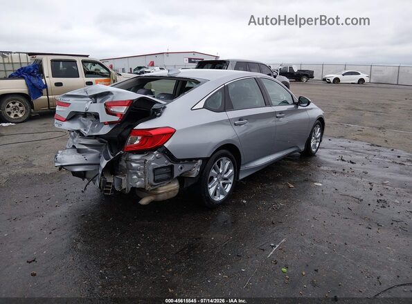 1HGCV1F10KA130685 2019 HONDA ACCORD Silver უკანა მარჯვენა