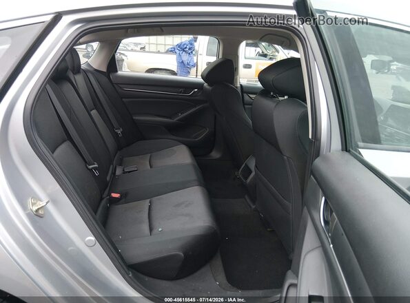1HGCV1F10KA130685 2019 HONDA ACCORD Silver VIN კოდის სტიკერის ხედი