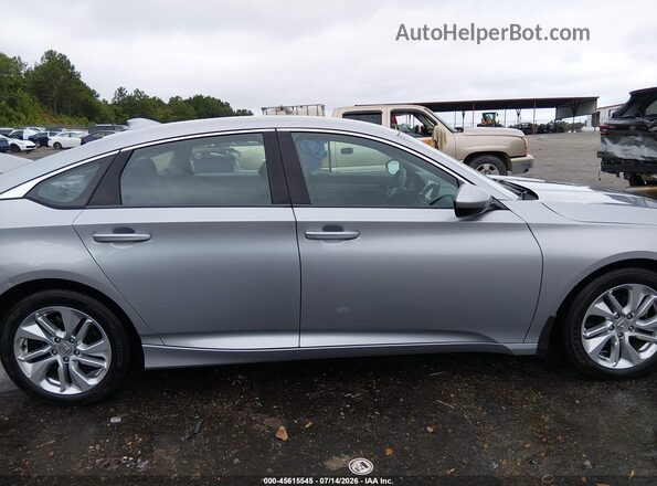 1HGCV1F10KA130685 2019 HONDA ACCORD Silver უკანა სალონის ხედი