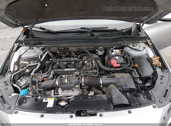 1HGCV1F10KA130685 2019 HONDA ACCORD Silver უკანა ხედი