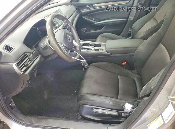 1HGCV1F10KA139158 2019 HONDA ACCORD Silver Вид салону спереду