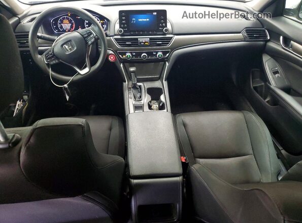 1HGCV1F10KA139158 2019 HONDA ACCORD Silver Вид панелі приладів