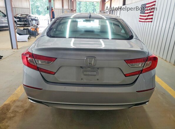1HGCV1F10KA139158 2019 HONDA ACCORD Silver Вид ззаду