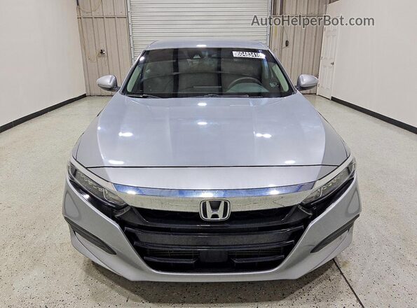 1HGCV1F10KA177134 2019 HONDA ACCORD Silver Вид спереду