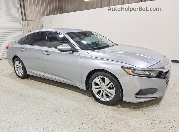 1HGCV1F10KA177134 2019 HONDA ACCORD Silver Передня права чверть