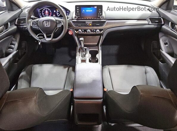 1HGCV1F10KA177134 2019 HONDA ACCORD Silver Вид панелі приладів