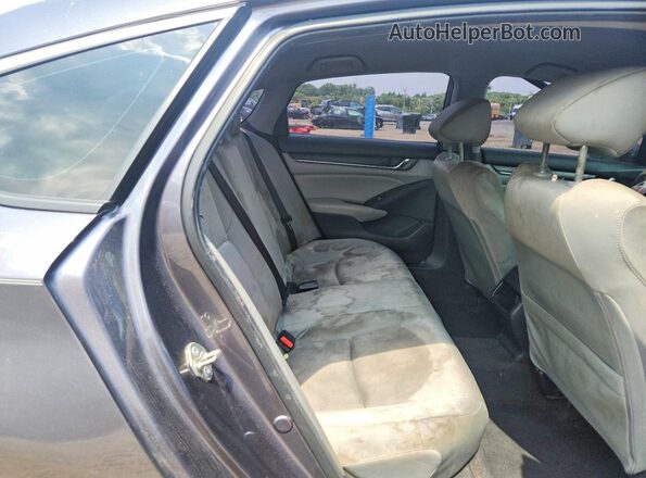 1HGCV1F10LA013027 2020 HONDA ACCORD Gray Rear seats view
