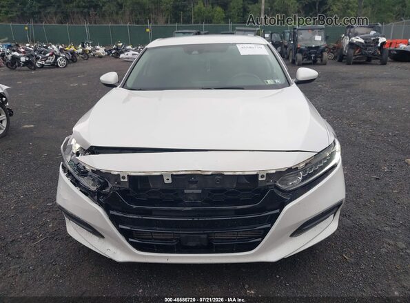 1HGCV1F10LA032905 2020 HONDA ACCORD White Սարքավորումների վահանակի տեսք