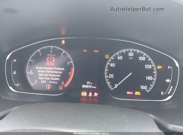 1HGCV1F10LA032905 2020 HONDA ACCORD White Հետևի նստատեղերի տեսք