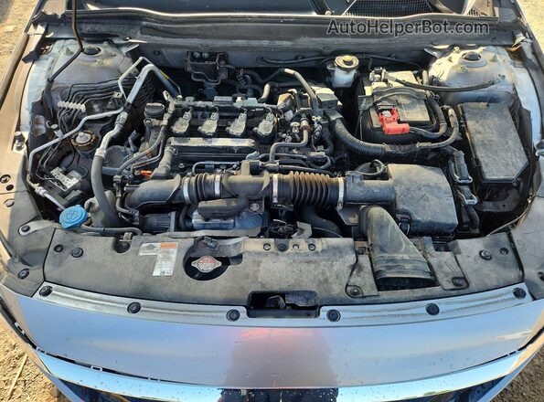 1HGCV1F10LA037697 2020 HONDA ACCORD Silver Vista interior trasera
