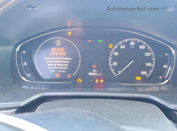 1HGCV1F10LA047419 2020 HONDA ACCORD Silver ხელსაწყოთა პანელის ხედი
