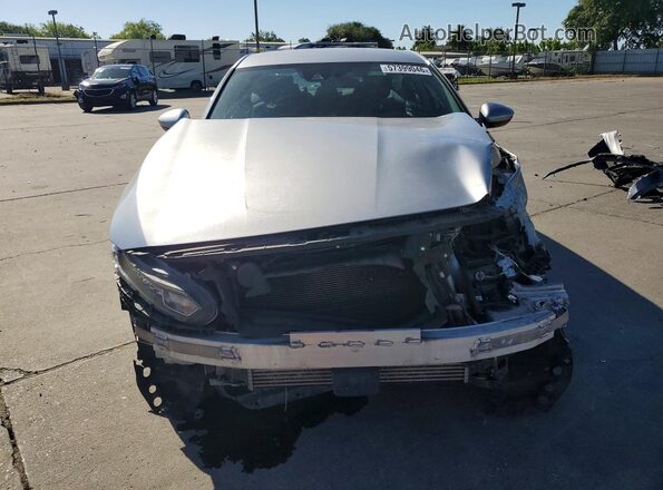 1HGCV1F10LA047419 2020 HONDA ACCORD Silver წინა ხედი