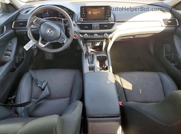 1HGCV1F10LA047419 2020 HONDA ACCORD Silver წინა პანელის ხედი