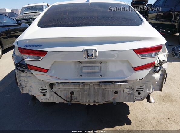 1HGCV1F10LA052751 2020 HONDA ACCORD White Widok z przodu