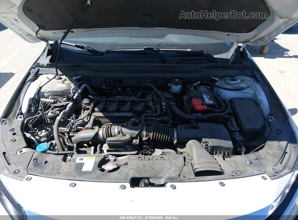 1HGCV1F10LA052751 2020 HONDA ACCORD White Widok z tyłu