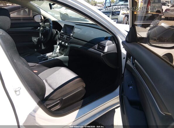 1HGCV1F10LA052751 2020 HONDA ACCORD White Widok wnętrza z przodu