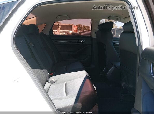 1HGCV1F10LA052751 2020 HONDA ACCORD White Widok naklejki z numerem VIN