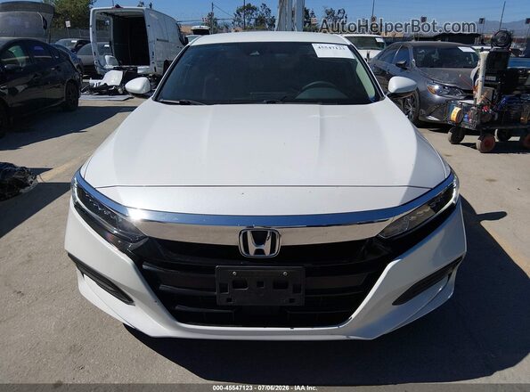 1HGCV1F10LA052751 2020 HONDA ACCORD White Widok wnętrza z tyłu